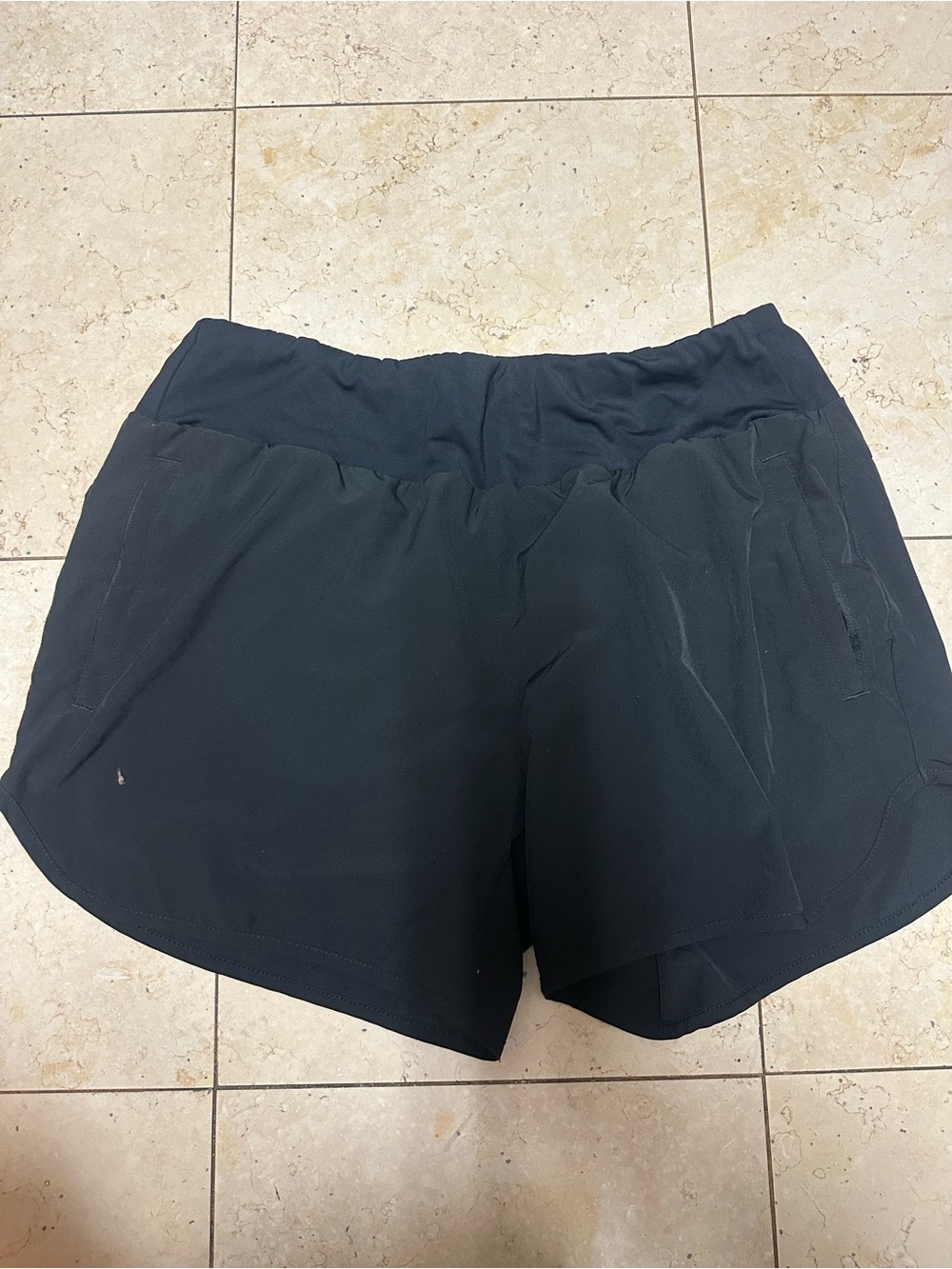 Nike Women's Black Athletic Shorts with Elastic Waistband
